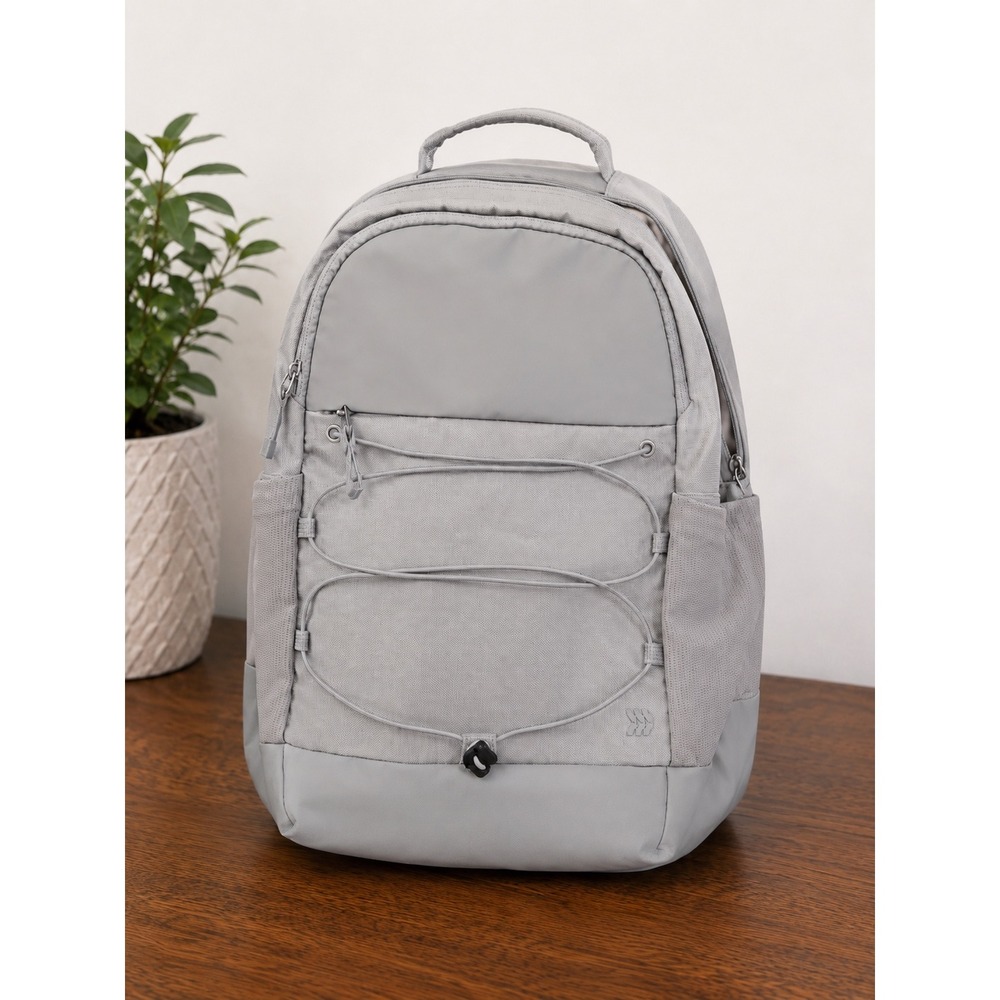 All in Motion Large Gray Bungee Laptop Backpack Active Daypack Bag Laptop Sleeve